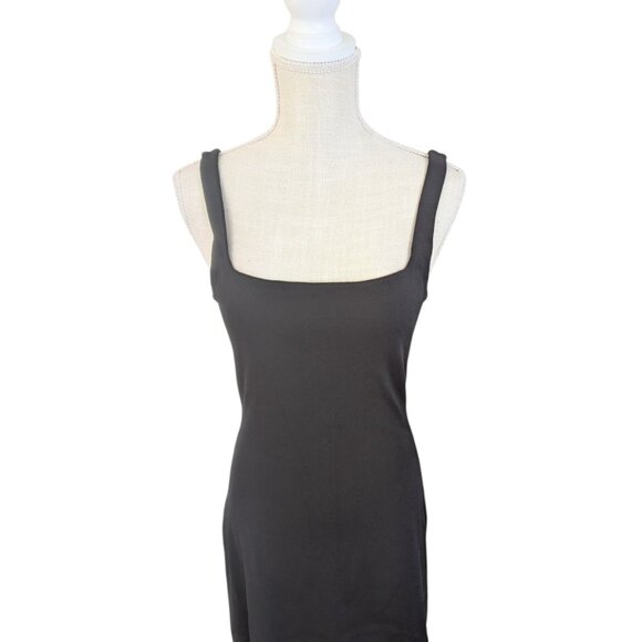 Rumored Parisian Black Sleeveless Knit Midi Dress M - Picture 3 of 7